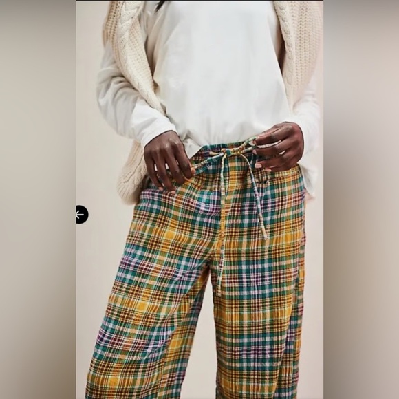 Free People Trousers Hudson Canyon Pants Small Multicolor Womens Wide Leg NWOT - Picture 3 of 8